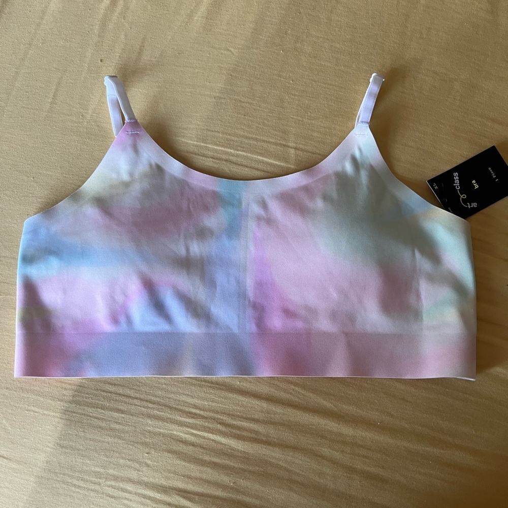 NWT Art Class girls pastel bra in size xl